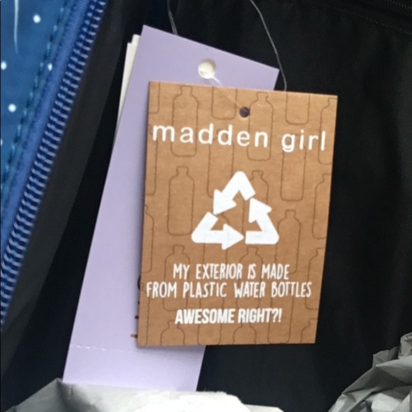 New Madden Girl Recycled Nylon Celestial All Over Print All Purpose Backpack - Picture 8 of 10